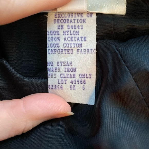 Watters & Watters Navy Blue Formal Party Dress Size 6 - Picture 5 of 7